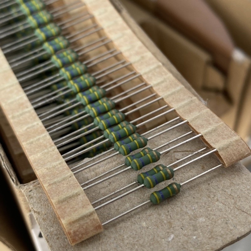 resistor 470K 1/2watt hijau original japan ready