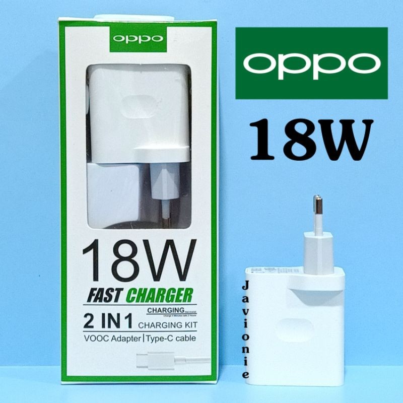 Charger Casan Carger Cas OPPO TYPE C Fast Charging A16 A33 A5 A52 A53 A54 A55 A74 5G A9 A92 Reno 4F 