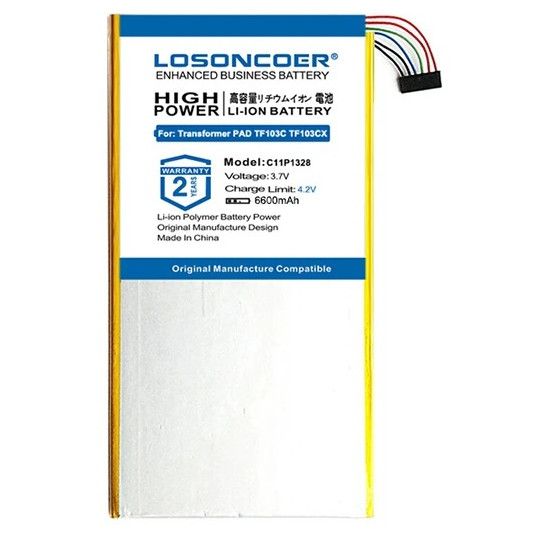 6600mAh C11P1328 Battery For ASUS Transformer PAD TF103C TF103CX TF103CG K010 K018 TF103CX1A010A TF1