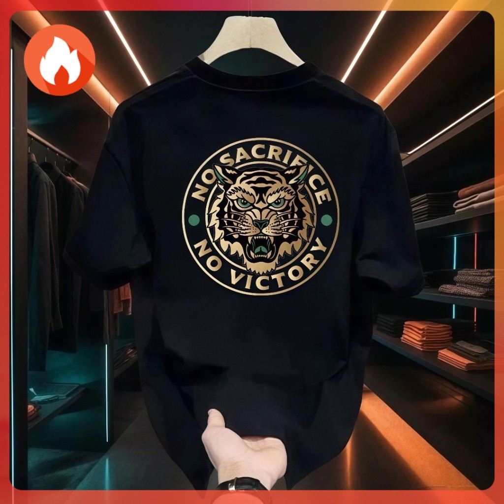 Kaos Pria Original Merek Fashion Trendi Motif Harimau Keren Terbaru Berkualitas Tinggi T-Shirt Pria 