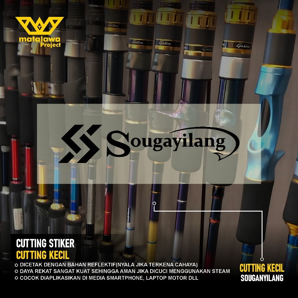 STIKER CUTTING RELIX NUSANTARA OKUMA SHIMANO DAIWA OXYGEN Stiker Brand Mancing Pancing SOUGANYILANG