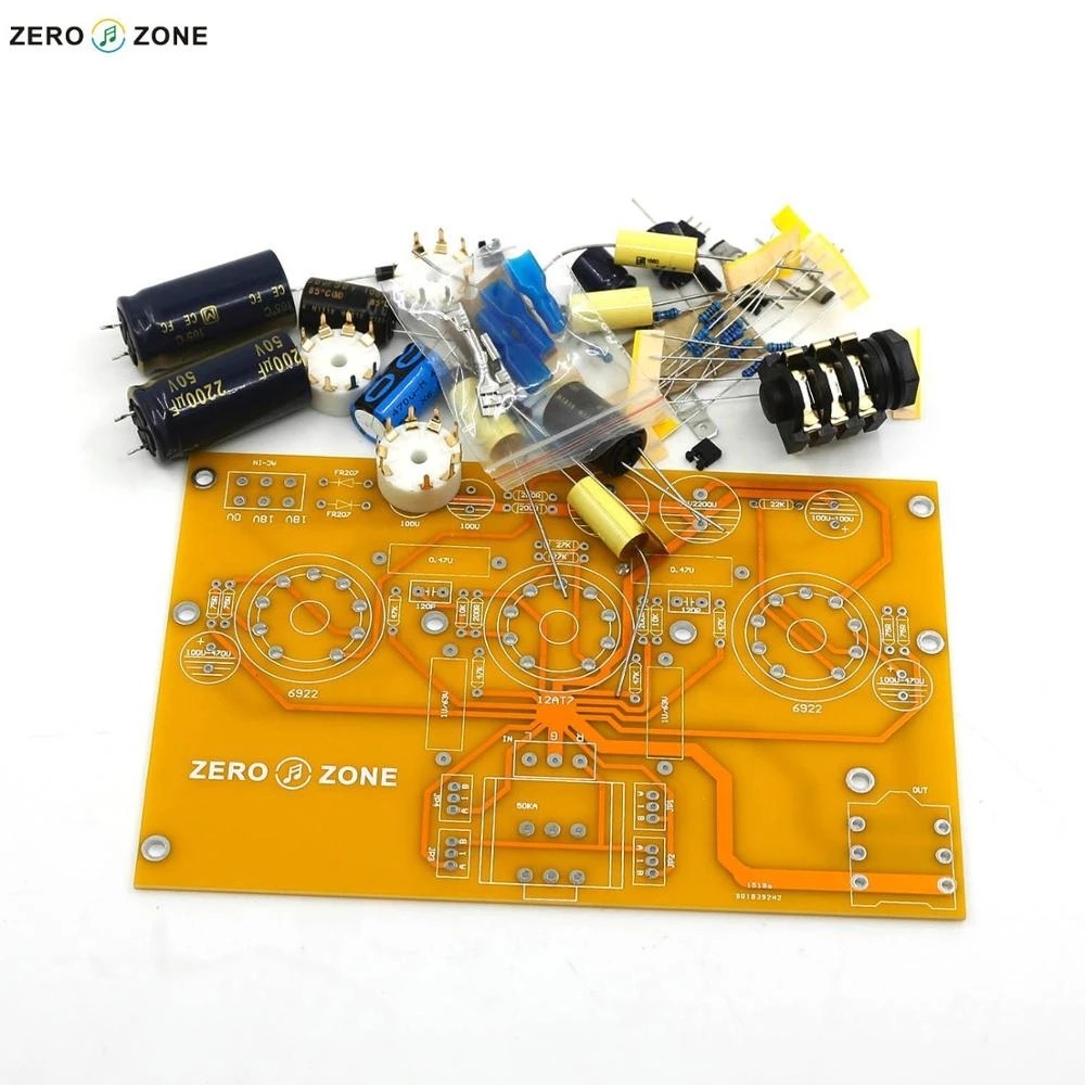 TU1-EMP V2 Tube Headphone Amplifier Kit 2X 6922 + 1X 12AT7