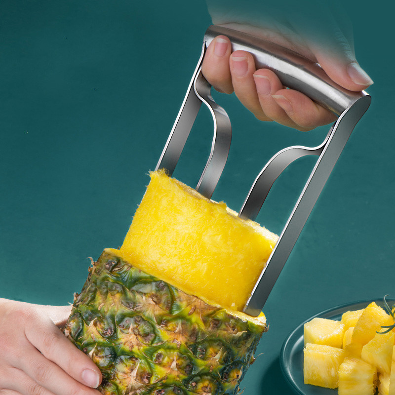 1pc Stainless Steel Pineapple Cutter Pineapple Peeler Pineapple Peeler Corer Quick Pineapple Meat Pi