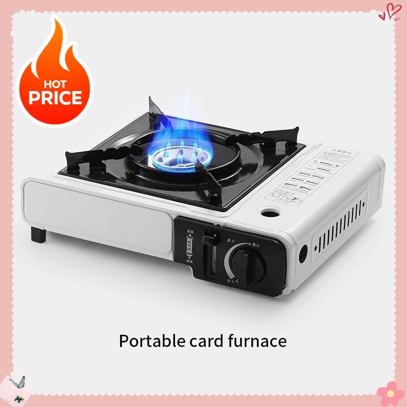 New Outdoor Cassette Stove Portable Outdoor Cass Hot Pot BBQ Gas Stove Household Gas Stove Butane Ga