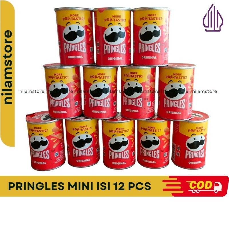 [1 DUS ISI 12] Pringles 42 gr - pringles 42 g - Pringles mini - pringles kecil