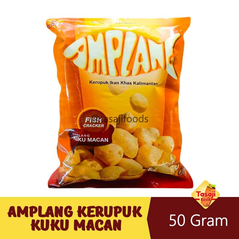Bontings Amplang Kuku Macan 50 Gram Fish Cracker Asfar