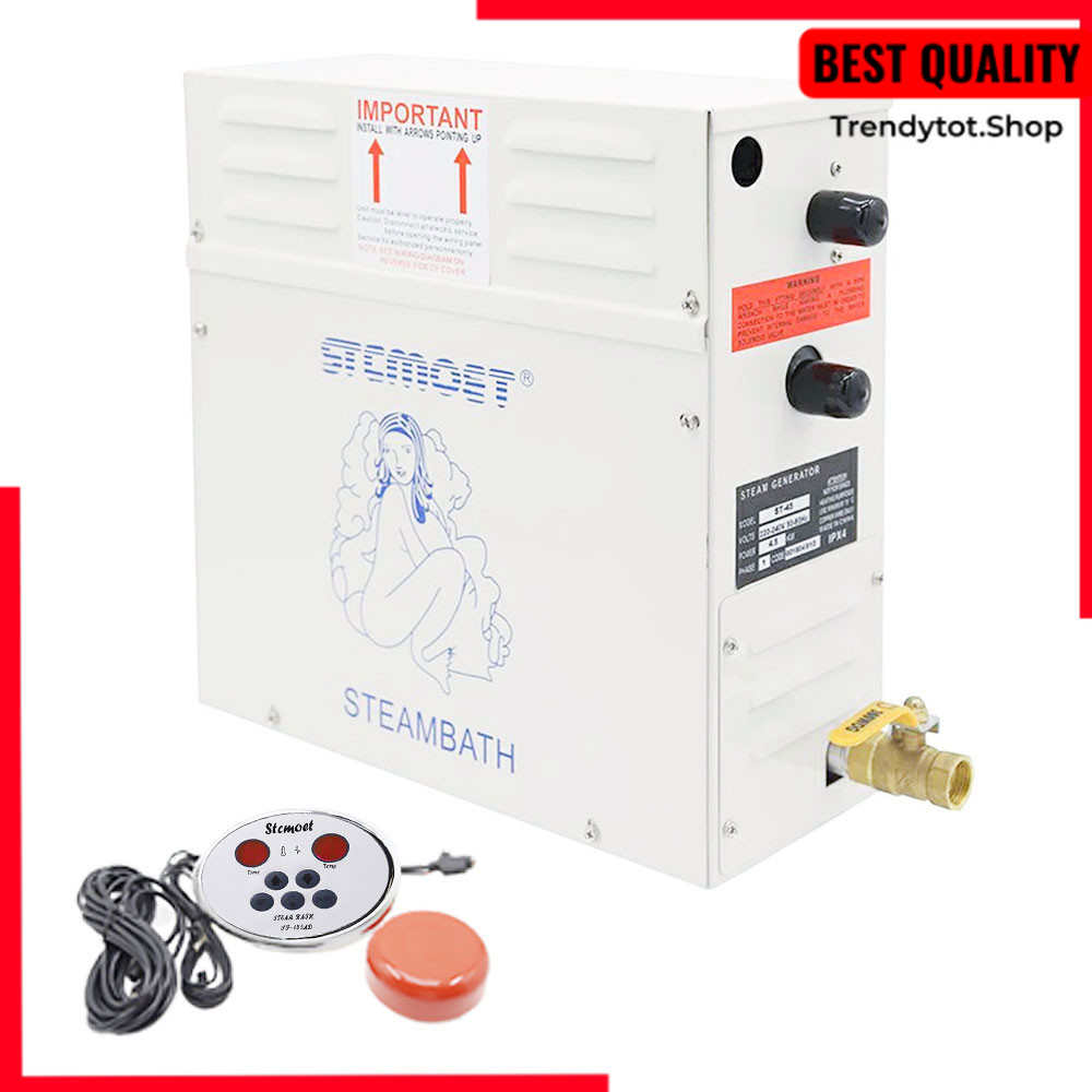 DISKON 6KW Steam Generator Sauna Steam Bath Machine For Shower Home Sauna Room SPA Steam Machine wit