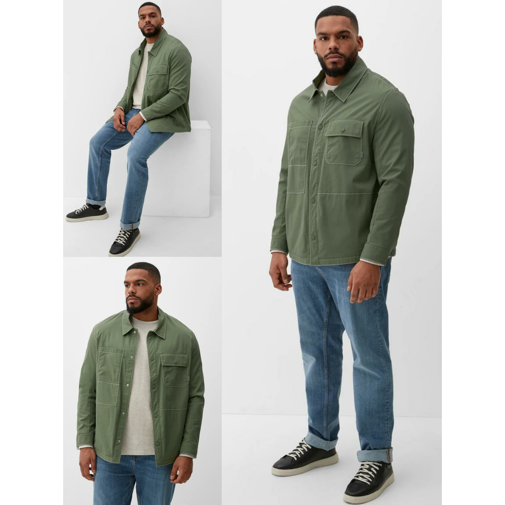 Jaket Casual Pria S.Oliver Pocket Summer Jacket - 8552