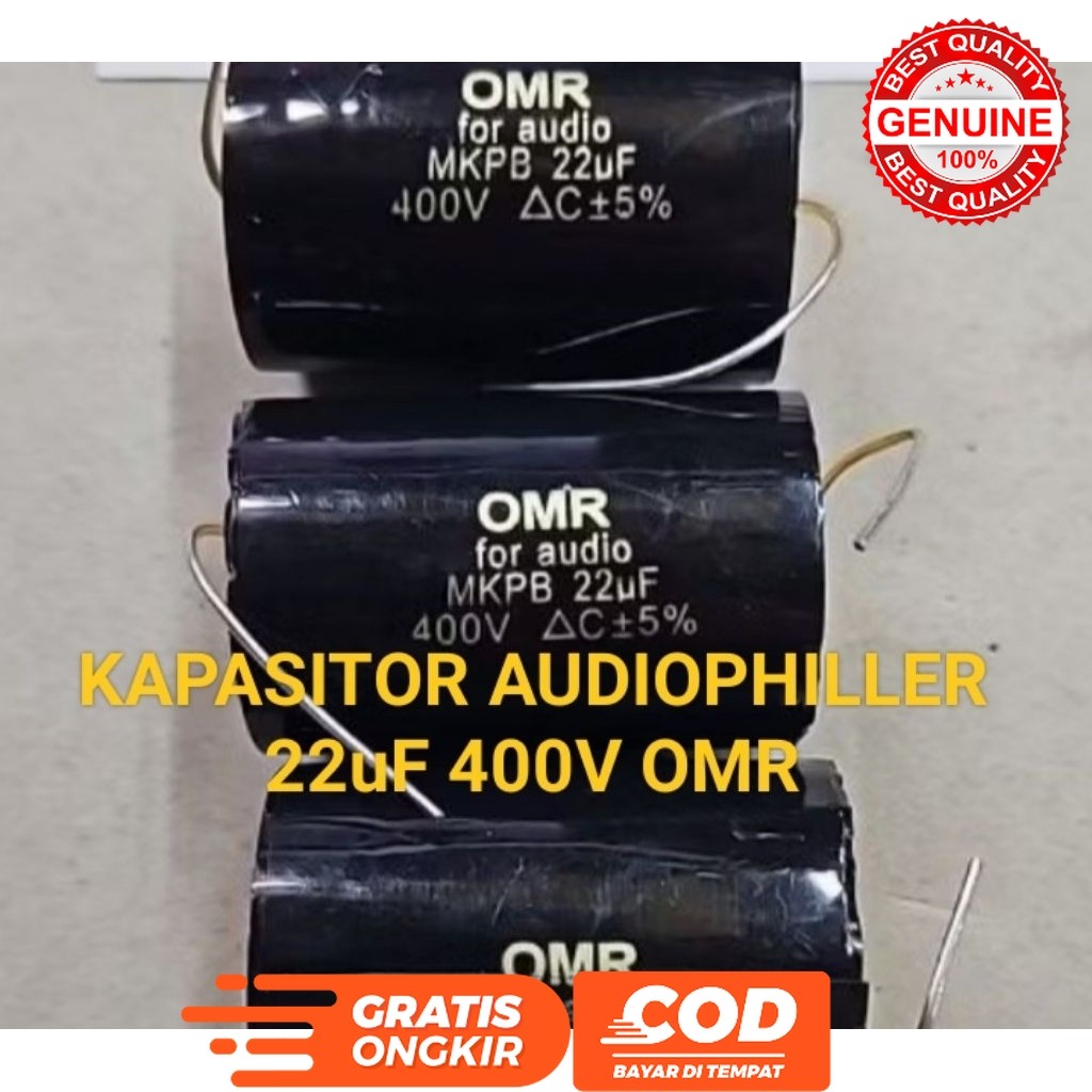 KAPASITOR MKPB OMR 22uF 400V 22 uF 400 Volt