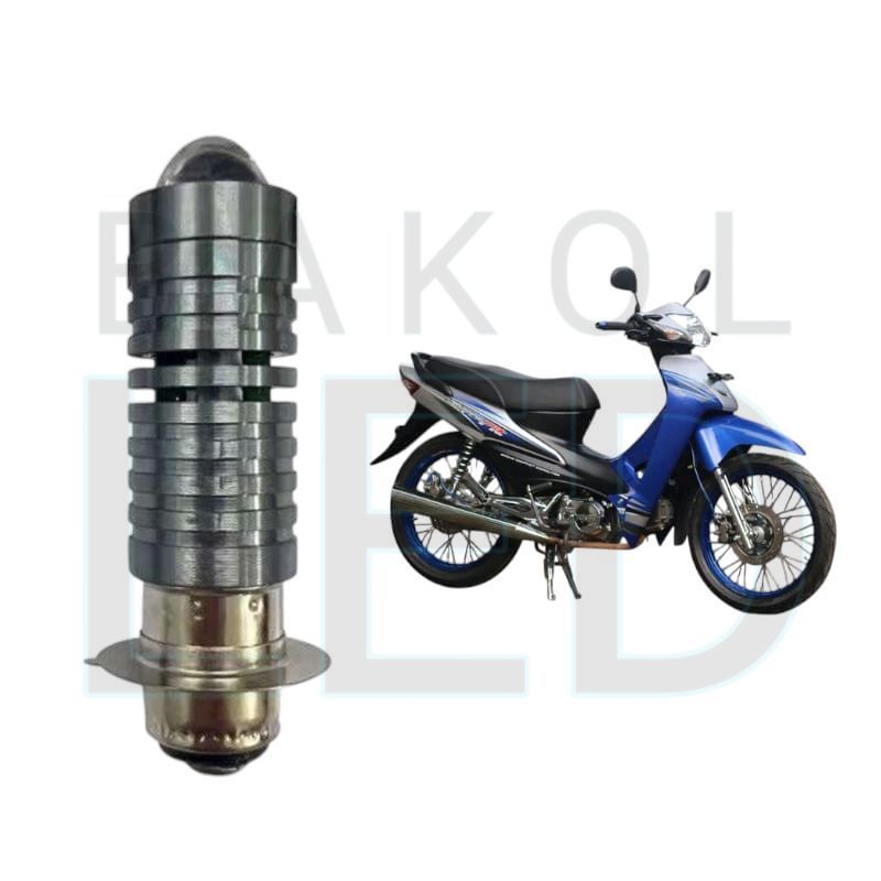 1pcs Lampu depan LED H6 Laser motor Honda Supra Fit BL