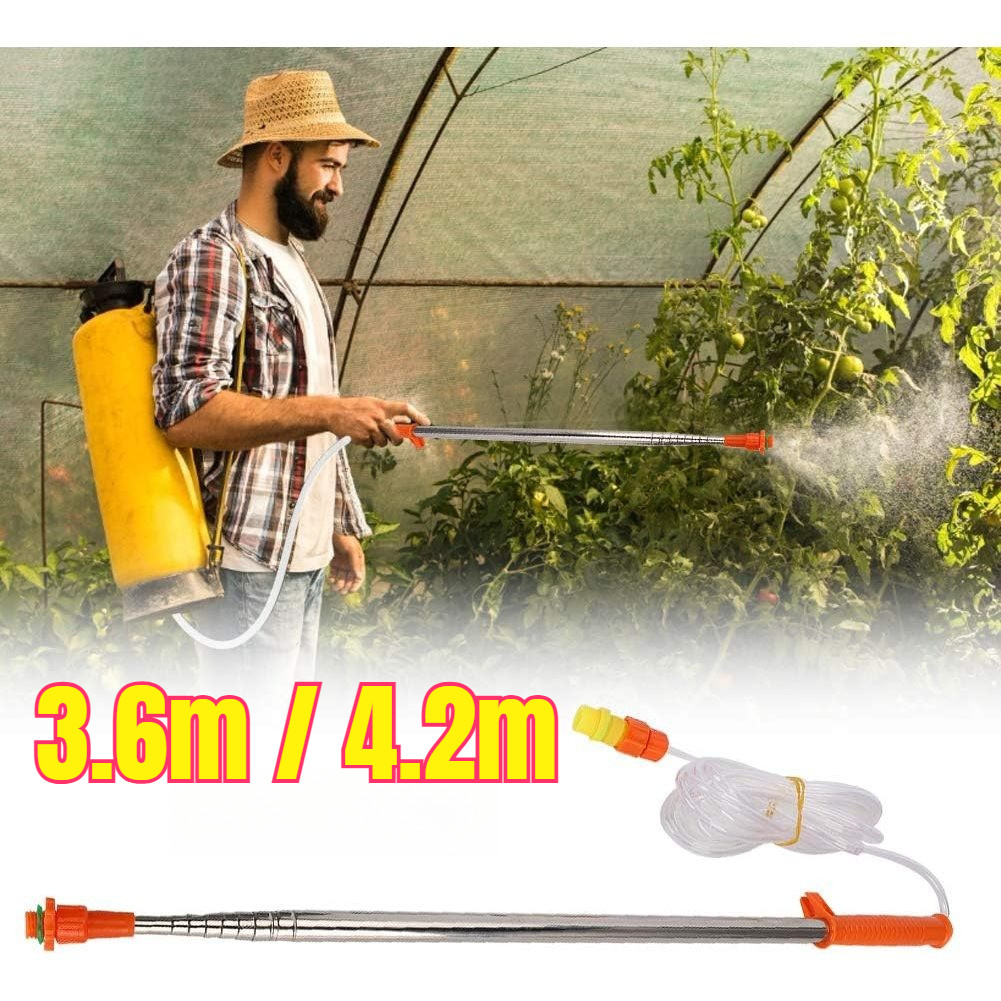 Stik Teleskopik Sprayer Panjang Stik Sprayer Antena 3.6meter / 4.2meter Stik Semprotan Hama