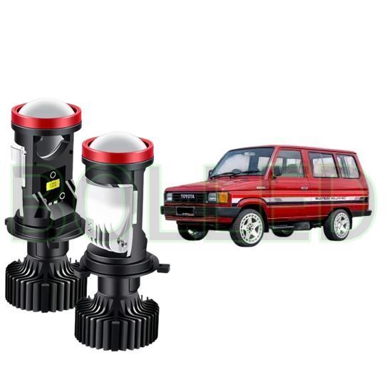 2pcs Lampu Utama LED H4 Projector High Power Mobil Toyota kijang Super BLD