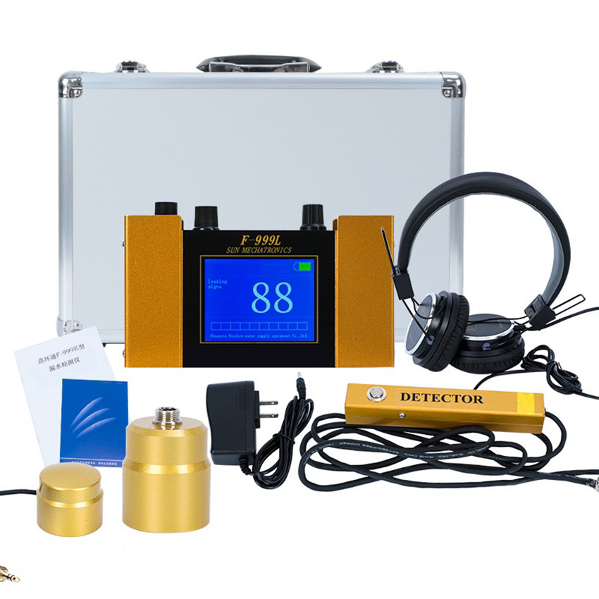 F999L Electronic WaterPipe Leakage Detector for Water Pipe Tube Water Leakage industrial Underground