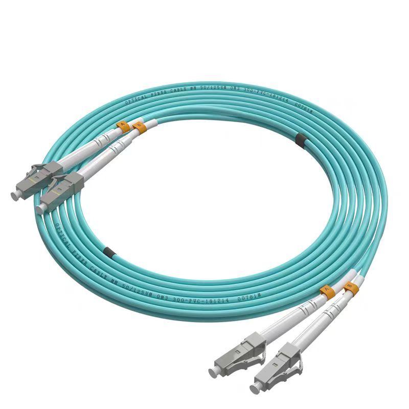 10G OM3 LC-LC UPC Multimode Duplex 2.0MM Fiber Optic Pat Cord LC-LC fiber optic pat cable Fiber Opti