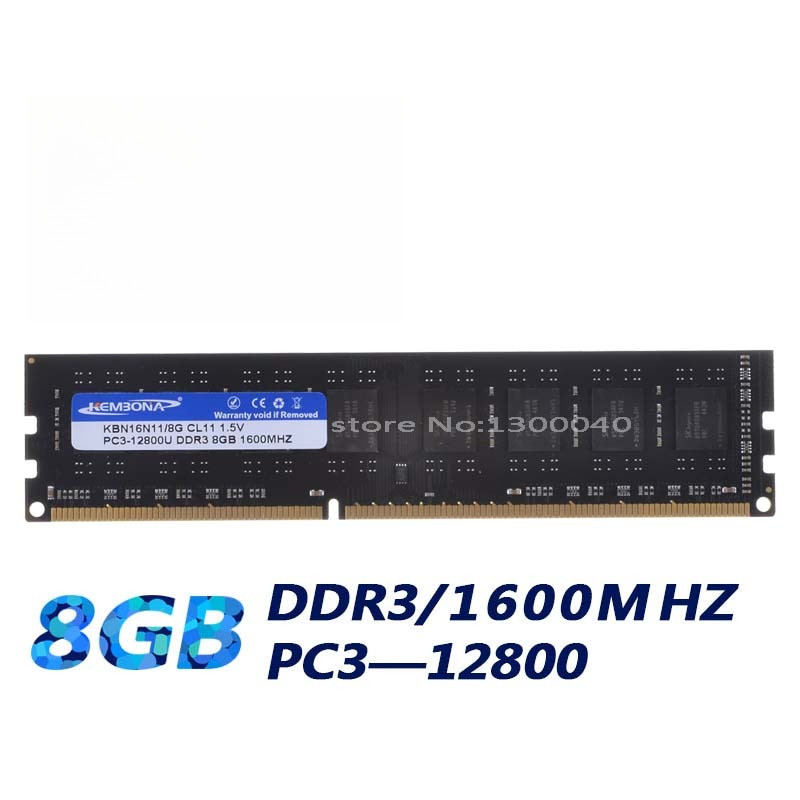 DDR3 1600MHz  8GB PC12800 8GB (for all motherboard) Brand New Desktop Ram Memory for Desktop RAM Mem