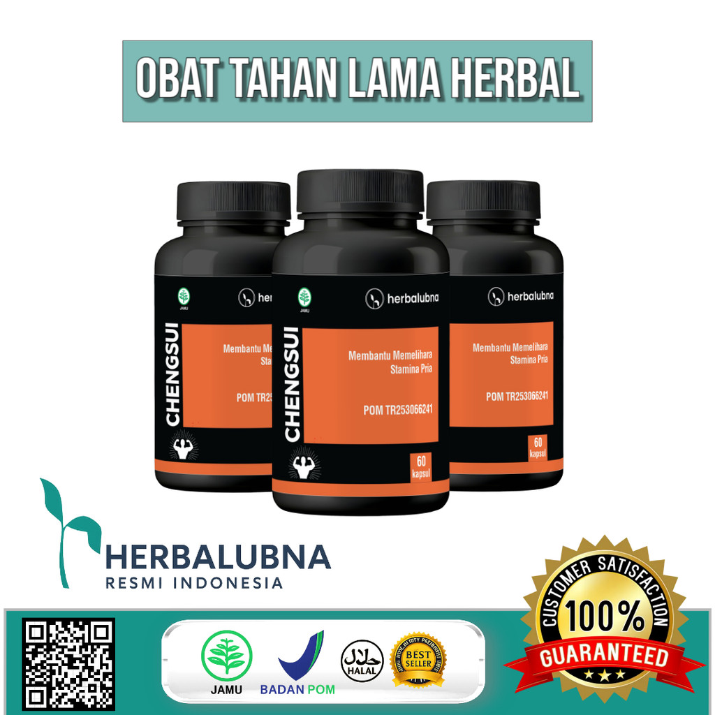 kapsul kuat pria tahan lama kapsul tempur original Herbalubna Chengsui