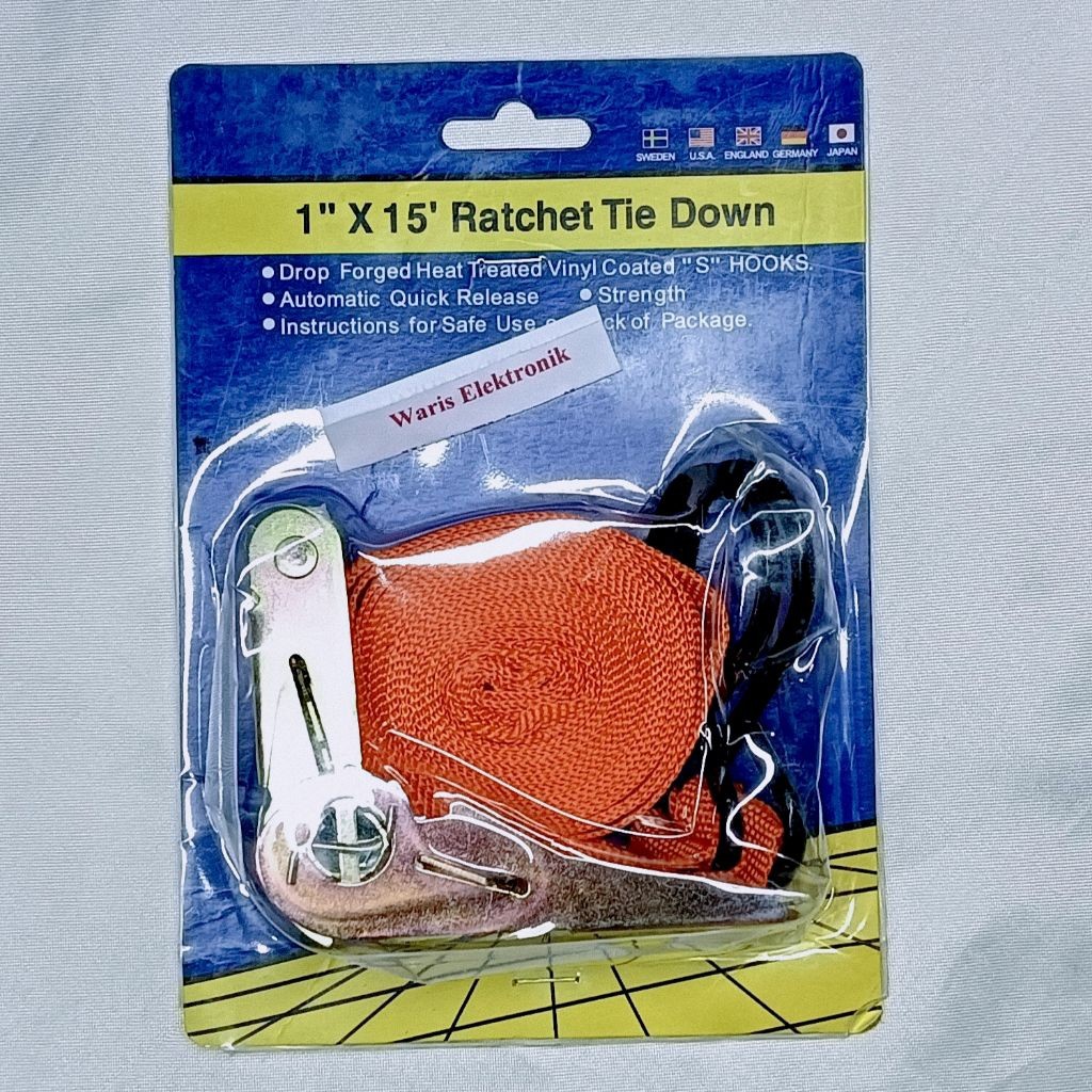 Tali Track Belt Trekbel Panjang 5 Meter Lebar 2.5 Cm / 1 Inch