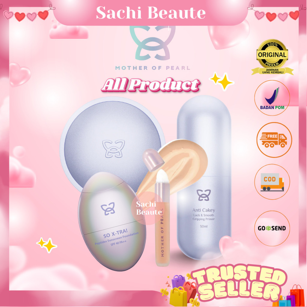 Mop Beauty Mother Of Pearl Loose Powder | Primer | Foundation | Concealer By Tasya Farasya ORIGINAL 