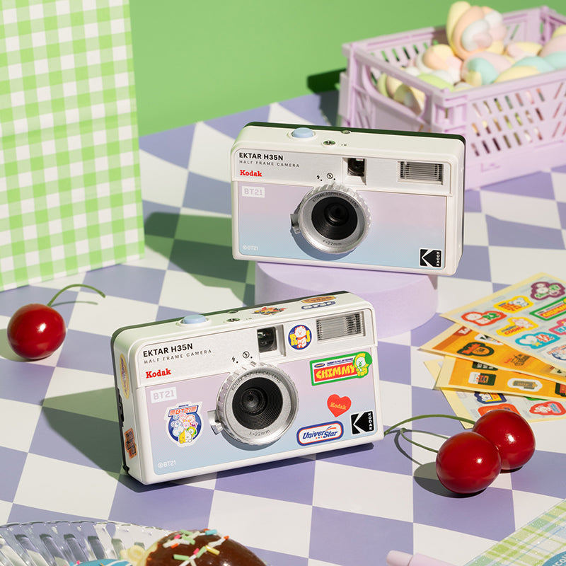 Kodak Ektar H35N  x BT21 Limited Etion Half Frame 35mm Film Camera Kodak Ektar H35/Kodak Ektar H35N 