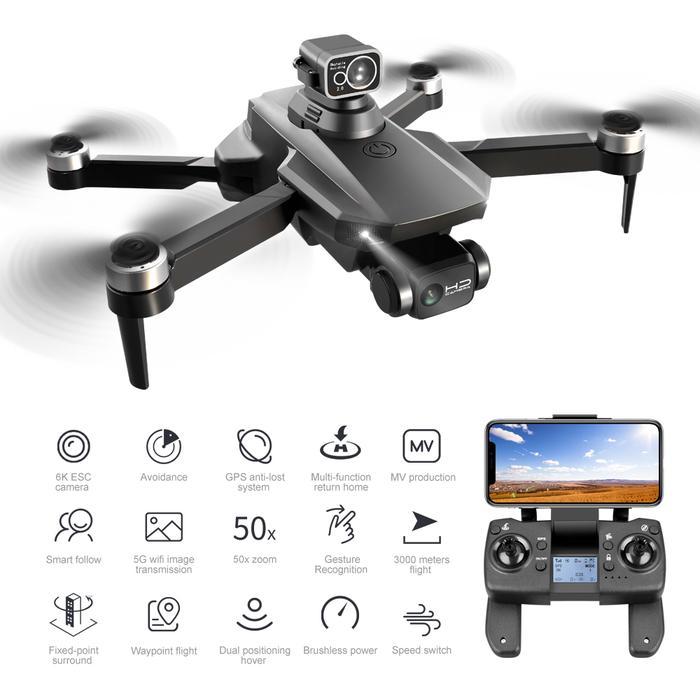 RG101 MAX Drone 360 Obstacle Avoidance Brushless Quadcopter Foldable Fpv Mini WIFI GPS Drone Profesi
