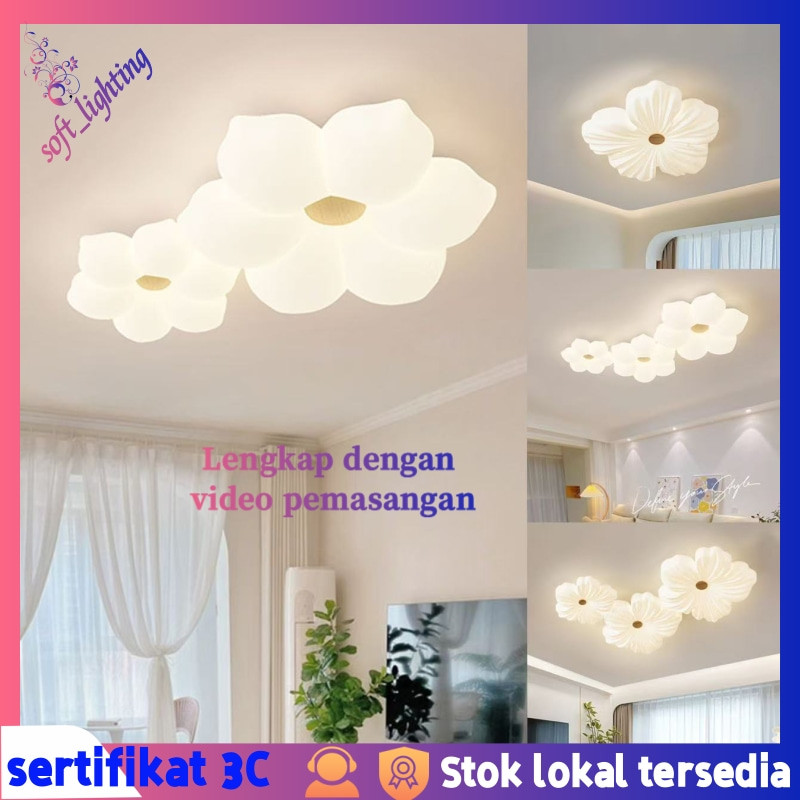 soft_lighting lampu gantung ruang tamu lampu kamar aesthetic lampu hias lampu plafon aesthetic kamar