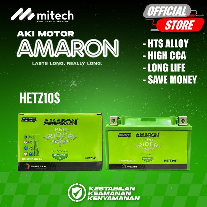 Amaron Aki Motor Suzuki GSX R600 / GSX 750P Inazuma ETZ10S Aki Kering 12V / 9Ah