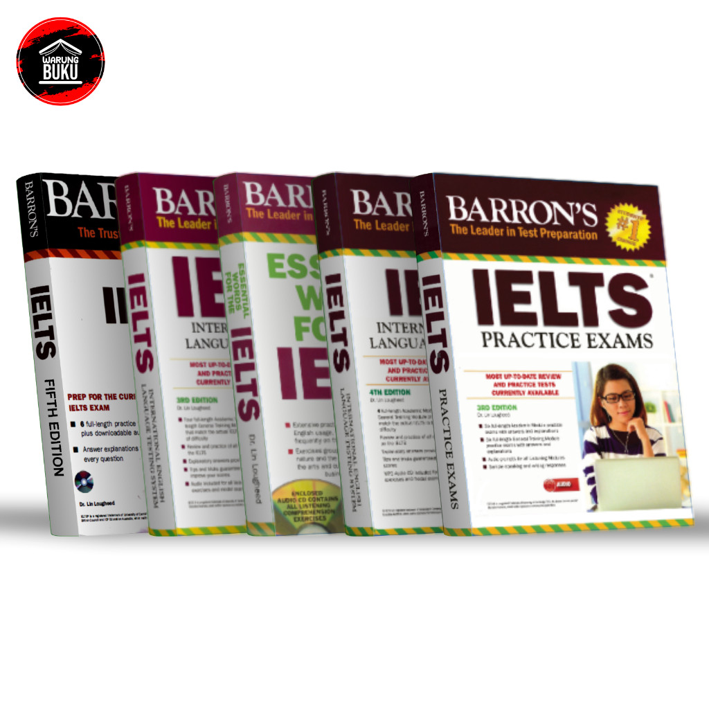 Buku Barron's IELTS The Leader and Test Preparation