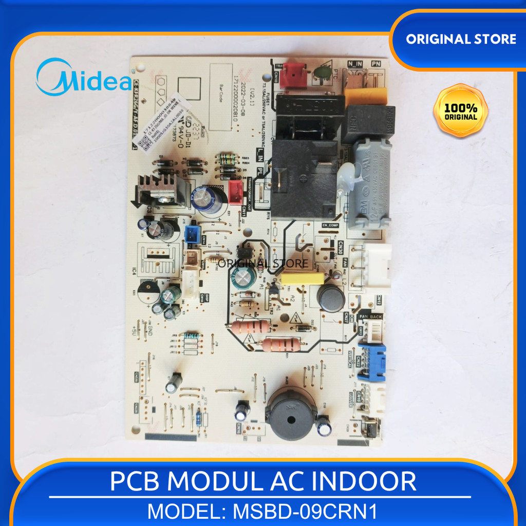 Modul Indoor PCB Ac Midea 1 Pk MSBD-09CRN1