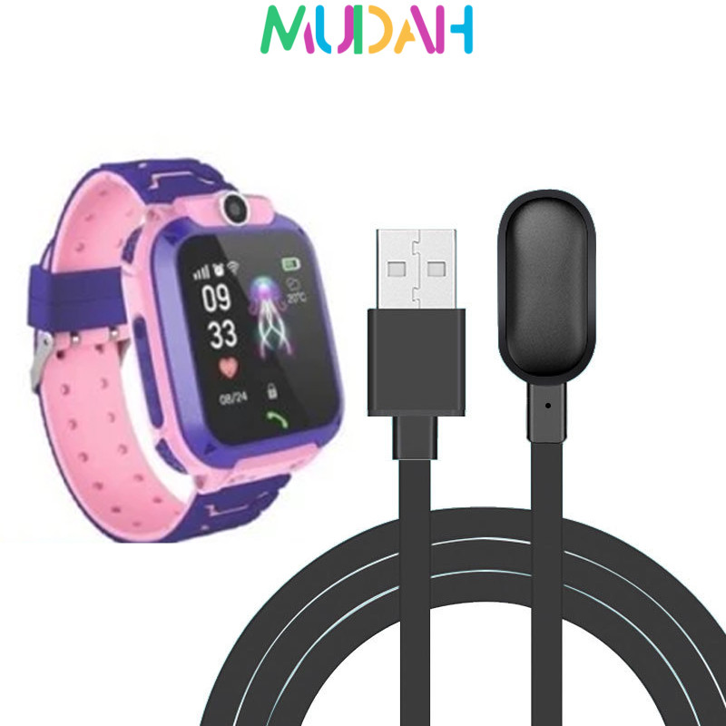 Kabel Charger Imoo Y1 Z1 Z2 Z5 Z6 Kabel Data Charger Smartwatch Imoo Z1 Z2 Z5 Z6 Magnet Putih