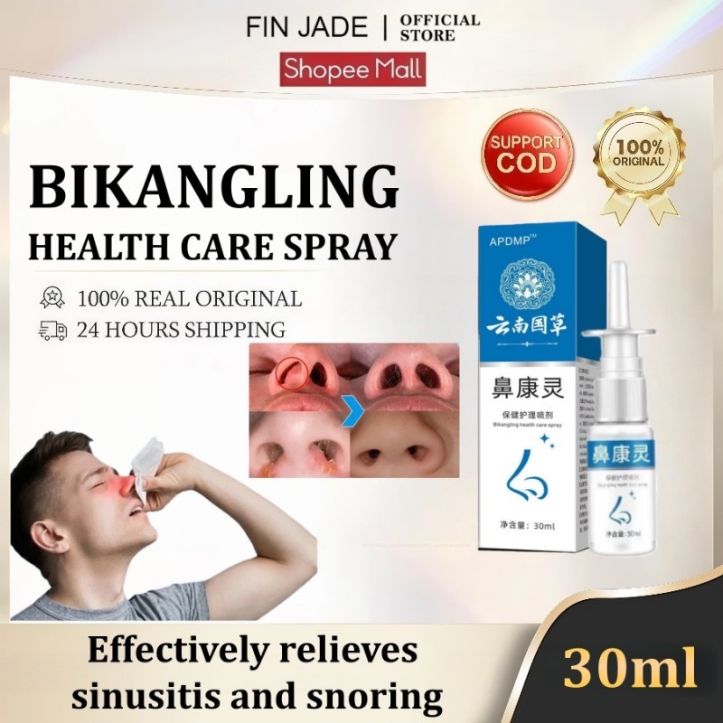 FIN JADE-Nasal Spray Semprotan Hidung Obat Sinusitis Spray Obat Sinusitis Hidung Semprot Hidung Ters