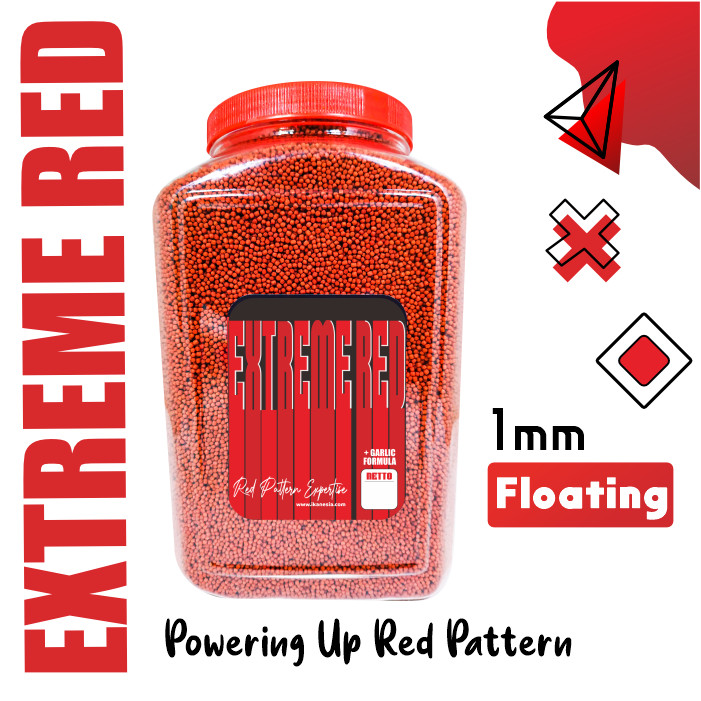 Pakan Pelet Makanan Ikan Mas Koki Koi Extreme Red IKANESIA