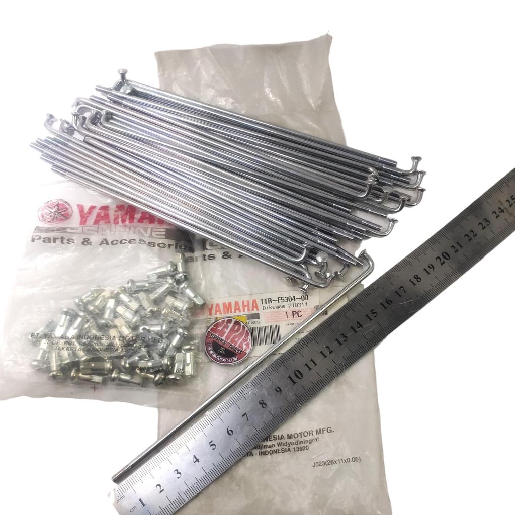 [3E Parts & Acc]  Jari Ruji 10-162 1TR-F5304-00 Spoke RX KING RXS RXZ Belakang Rim 18  Barang Langka