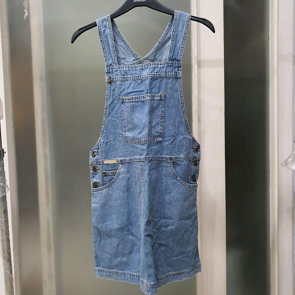 O pakaian wanita baju cewek dress denim jeans biru billabong seken preloved Casual Remaja Dewasa Gau