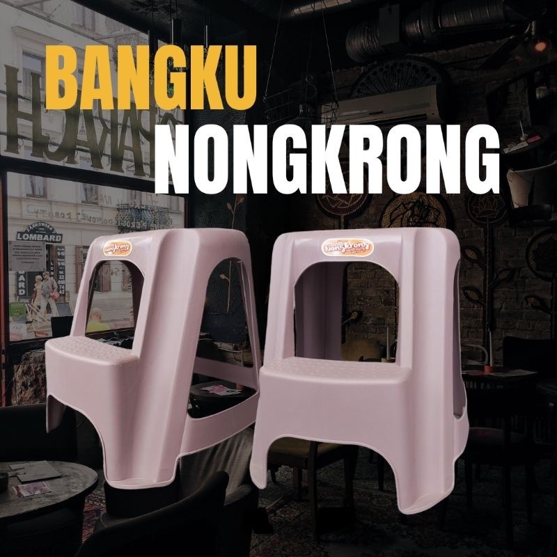 Bangku Bakso Nongkrong Angkringan COKELAT