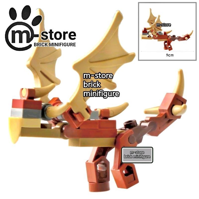 mainan kreatif edukatif harry potter hungarian horntail dragon building mainan kreatif edukatif