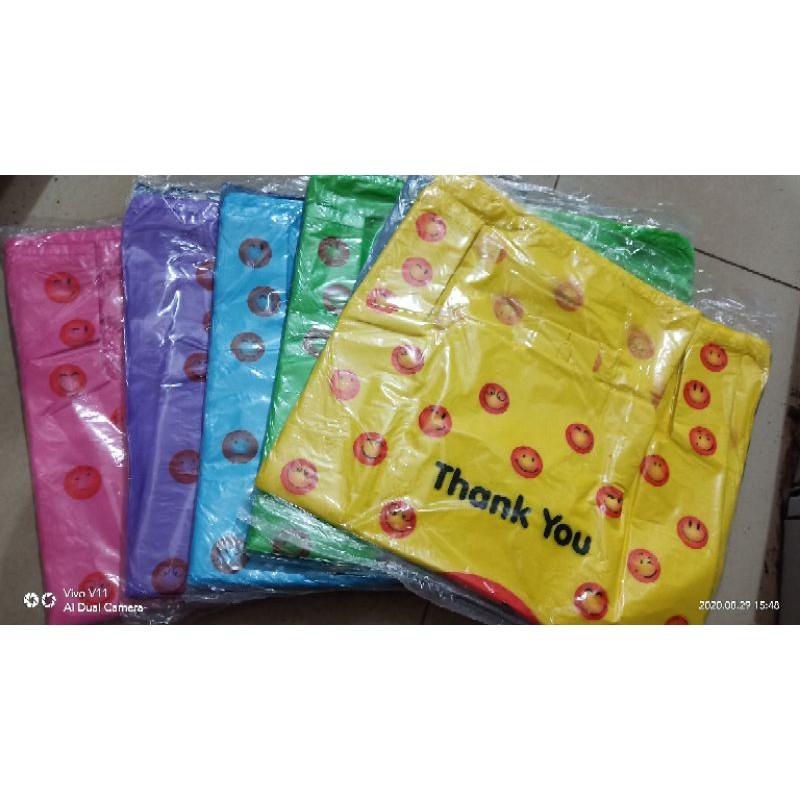 Kantong Kresek Motif / Plastik Motif / Kantong Kresek Warna Thank You - ABH