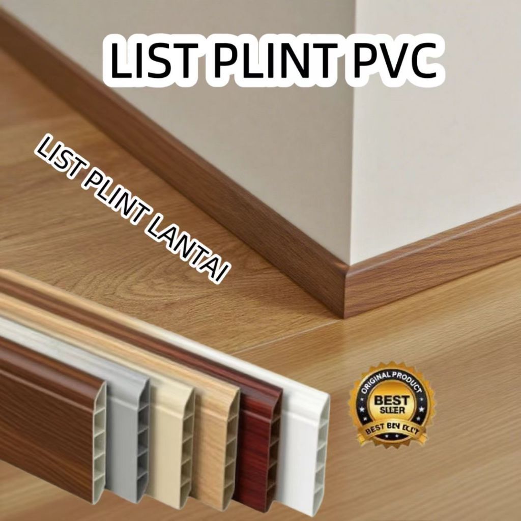 LIST PLINT PVC/ PLINT LANTAI PVC/ LIST PLANK PVC LIST LANTAI SKIRTING LIST DINDING LIS PARKIT/Cari p