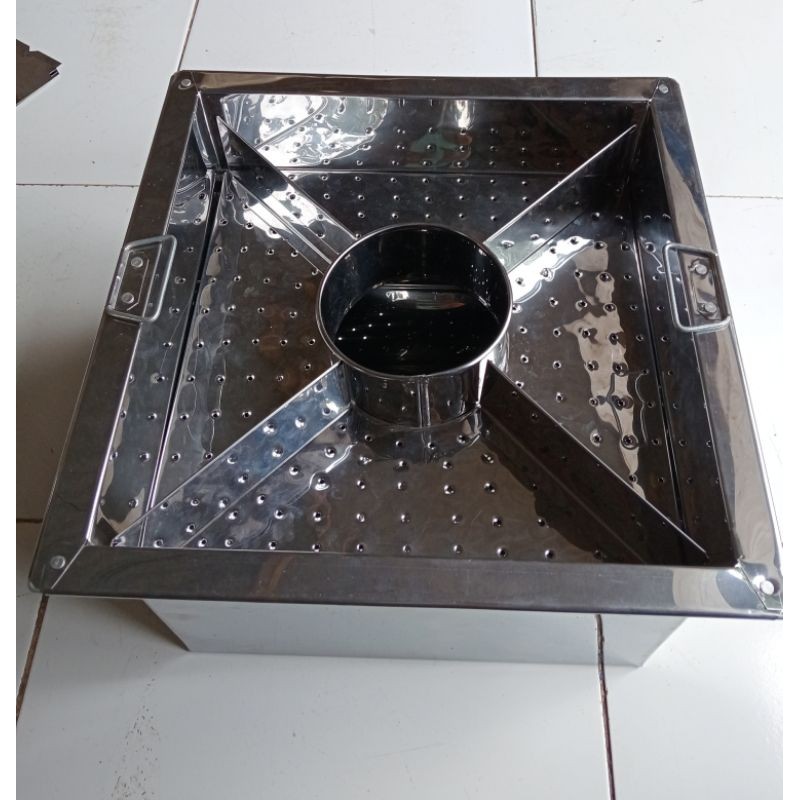 dandang pentol/dandang bakso malang sekat 4 ukuran 35cm stainless steel DISKON