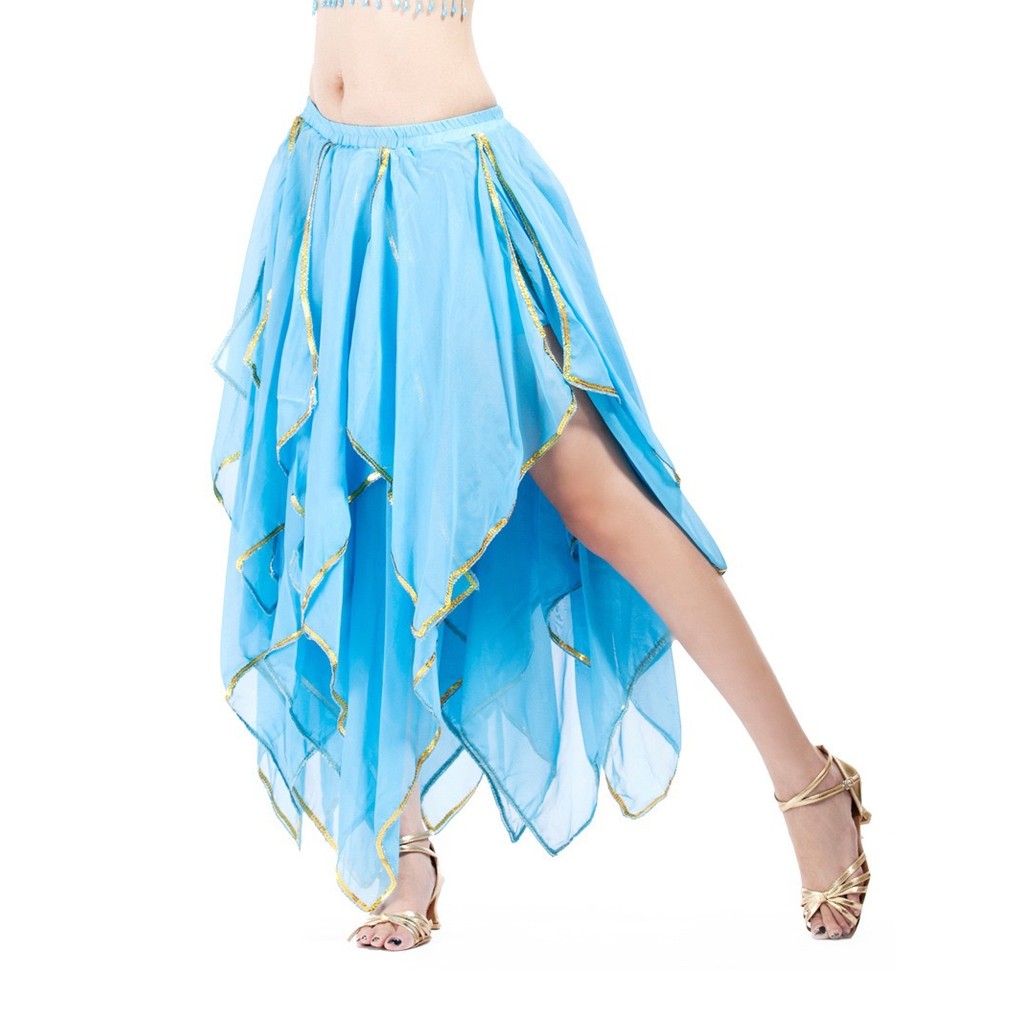 Belly Dance Chiffon Skirt Belly Dance Skirt Belly Dance Performance Performance Skirt