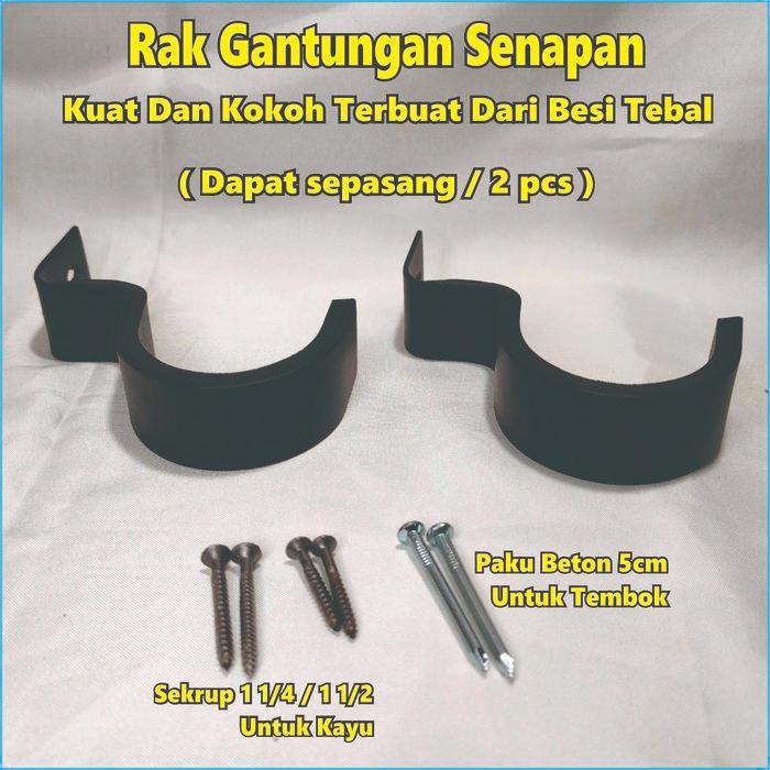 Mutiara Delapan Rak Gantungan Senapan / Stand Display Kokoh Dari Besi Plat