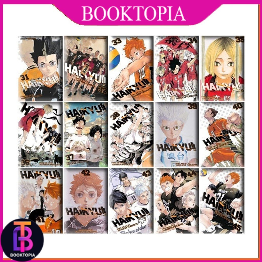 Haikyuu manga vol.1-45 (English) - booktopia