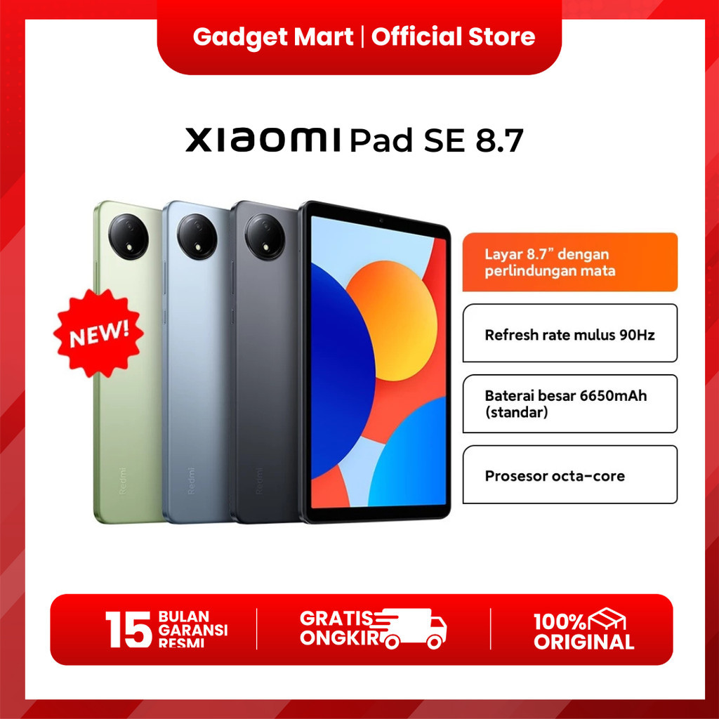 Redmi Pad SE 8.7 4/128GB - Garansi Resmi