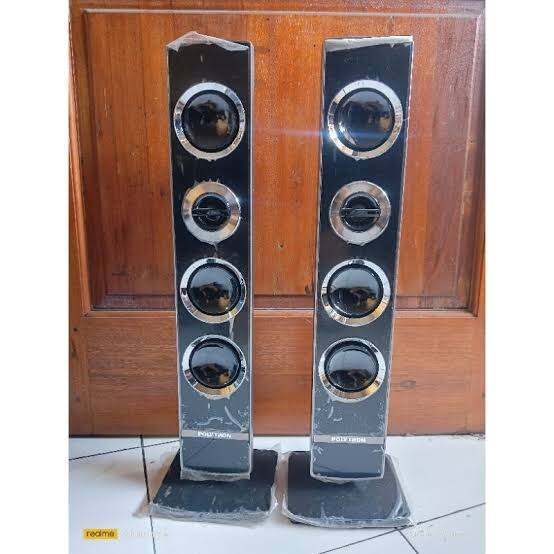 Speaker Tower Polytron, speaker pasif tv Polytron 43inch Cinemax Home theater Audio