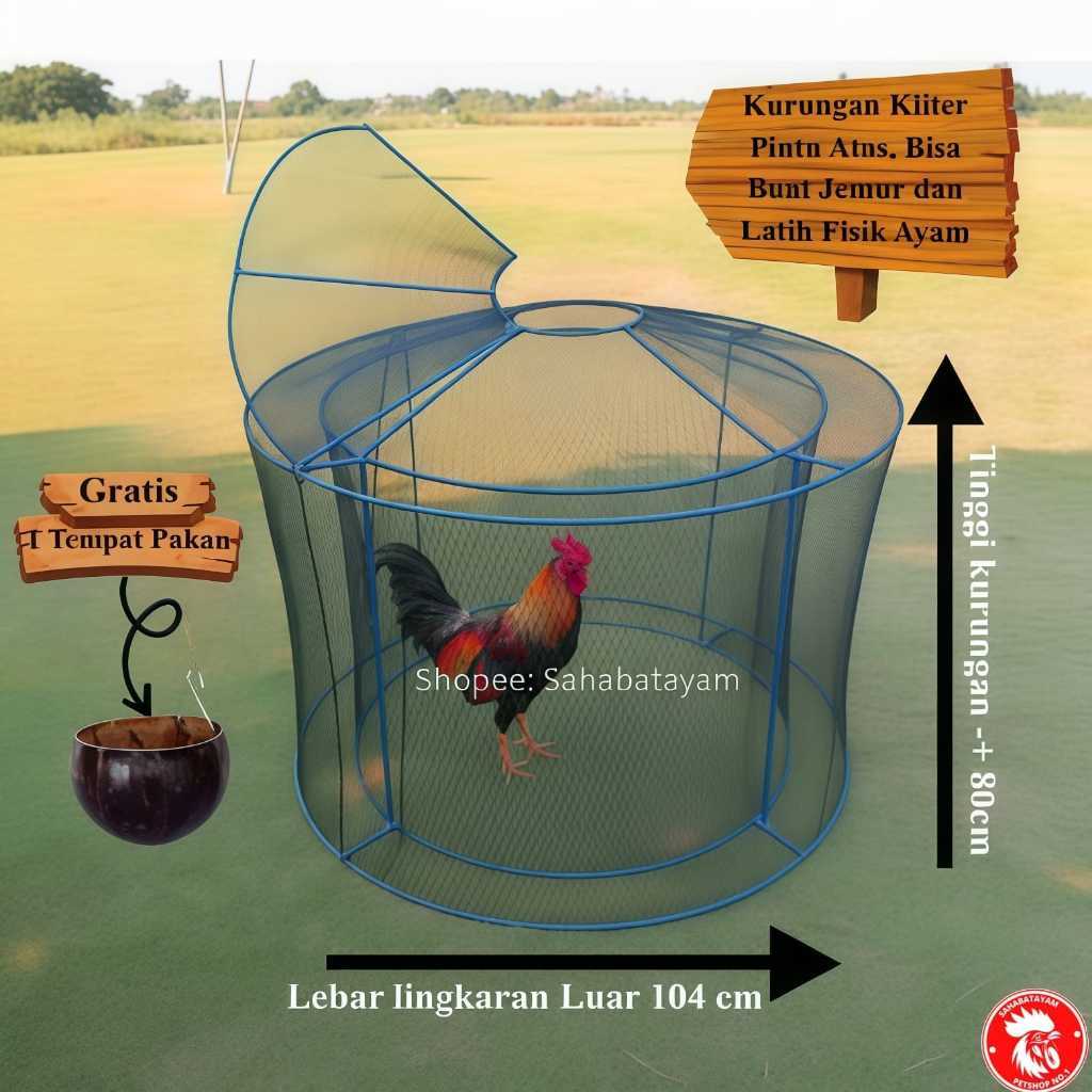 [VIRGO PET] Kurungan Besi Kliter D 97 Cm LUAR 107 Cm Kurungan Kliter Kurungan Besi Klilter Kurungan 