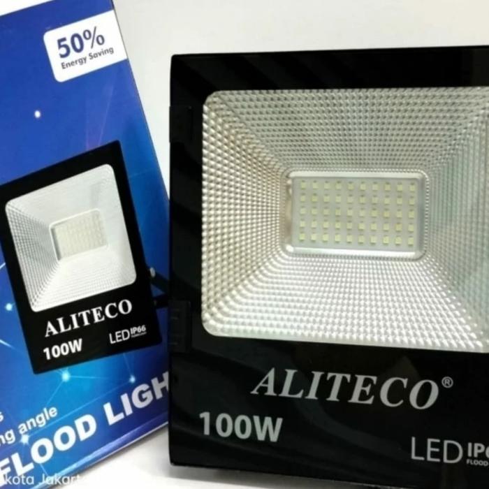 lampu sorot / lampu tembak led 100w 100 w 100watt 100 watt - ALITECO 100W