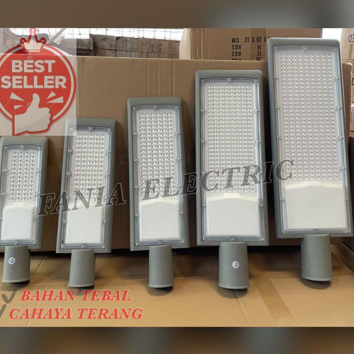 LAMPU JALAN PJU LED 30 50 100 200 300W WATT / LED PJU 220V LAMPU JALAN - 30Watt(Kuning)