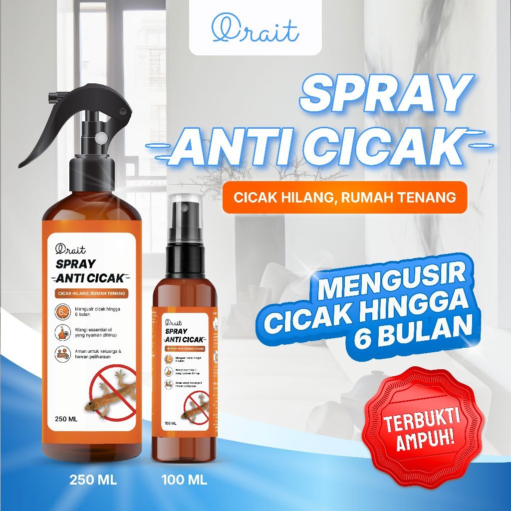 Spray Pembasmi Cicak Racun Pengusir Hama Cicak Spray Ajaib Aroma Wangi