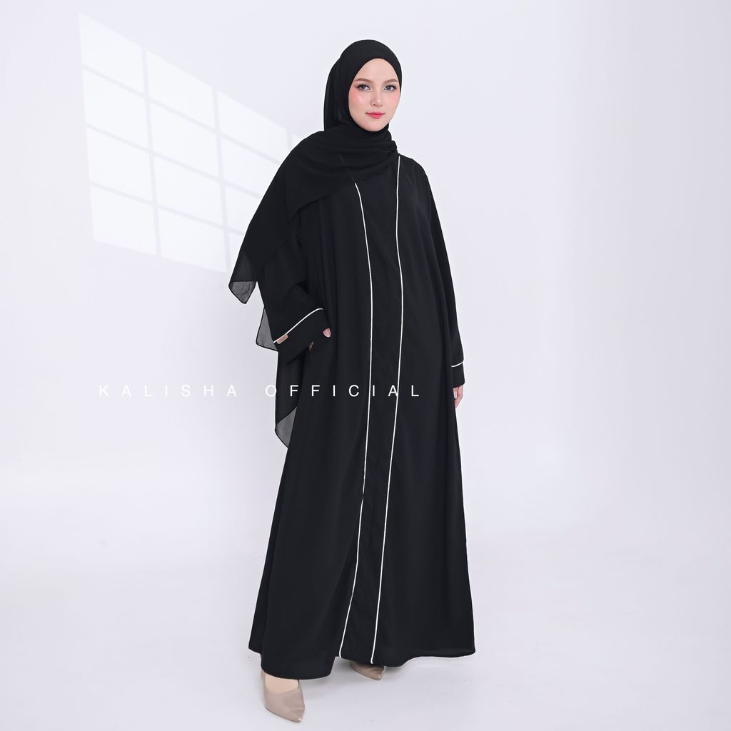 Abaya Hitam Turkey Abaya List Gamis Syari Muslimah Dress Arab Liyana Abaya Polos Basic Jumbo