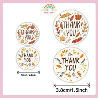 MINIKIDI (SLT04) Stiker Label Roll Thank You - Sticker Stiker Label Makanan Thank You For Order