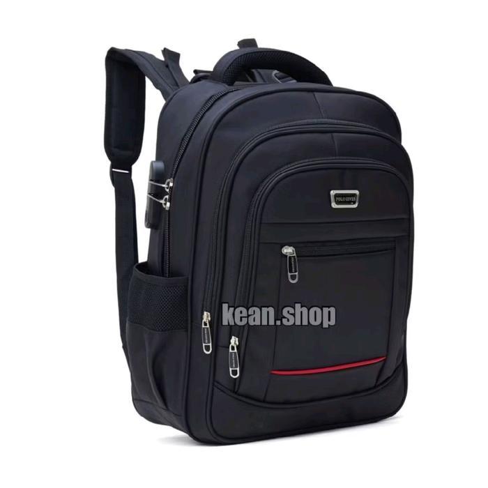 POLO GIVES 17 Inch Tas Ransel Kerja Ransel Sekolah Backpack Pria Wanita Original Polo - Gives 1710 H